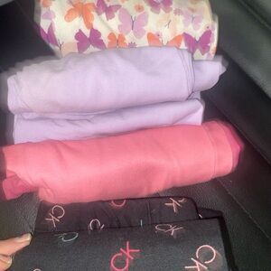 Calvin Klein Multicolor Leggings carters purple stretch oants fice pairs